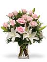 Bouquet delicato toni del rosa