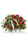 Cuscino funebre toni rosso